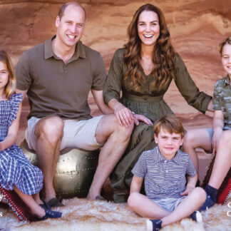 The Prince & Princess of Wales with their children