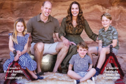 The Prince & Princess of Wales with their children
